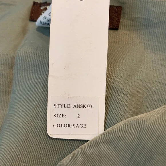 NWT Surrealist asymmetrical front zip long skirt - Picture 8 of 10